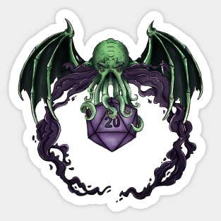 DnD warlock symbol Sticker